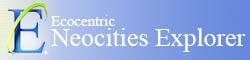 Header Image Showing Ecocentric Logo Resembling the classic Internet Explorer logo; An E with a ring encircling it